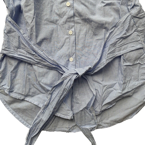 Beachlunchlounge‎ Striped  Button-up Long Sleeve Collared Shirt - Picture 3 of 3